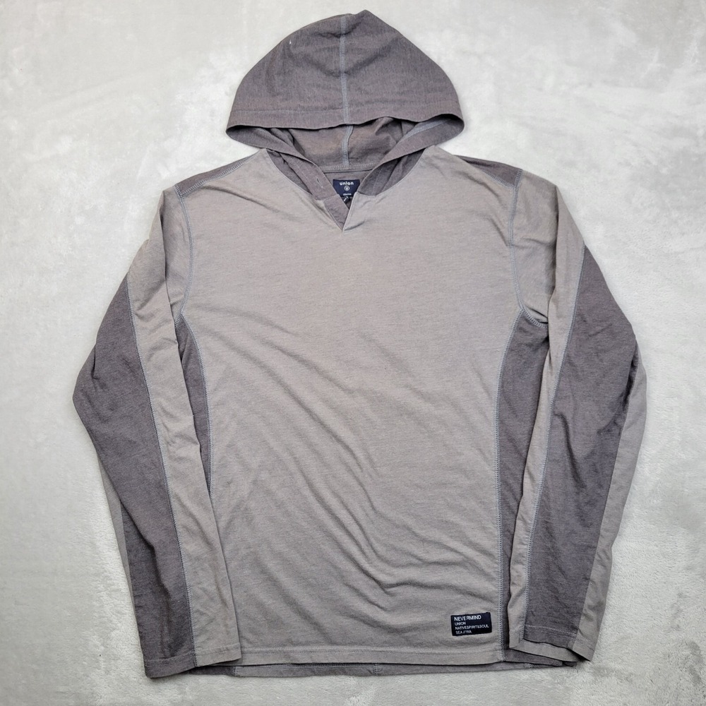 Union Hoodie Men Large Sweatshirt Sweater Performance Seattle Native 1633 Adult